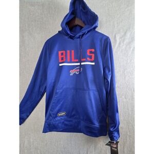 New Era Buffalo Bills NFL Team Apparel Blue Mens M Hoodie Pullover Football NEW